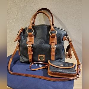Dooney & Bourke Pebble Leather Bristol Satchel
